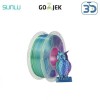 SUNLU 3D Printer Filament Silk PLA+ Two Color Tri Color Neat Winding - Two Color